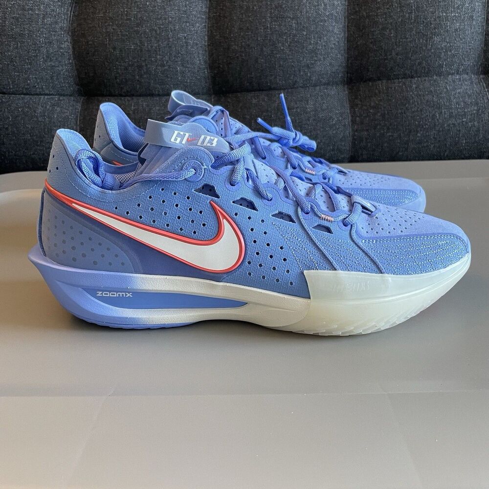 Nike Air Zoom GT Cut 3 "Blue/White" Women Sz 12.5 / Mens Sz 11 Basketball Shoes